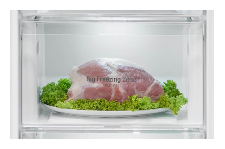 LG Hrubý objem 375 l | 178 kWh/rok | LG Lineární invertorový kompresor | LG Total No Frost | Multi-Air Flow™ | NatureFRESH | Vnitřní LED displej | Smart Diagnosis™, GBB60SWGFE